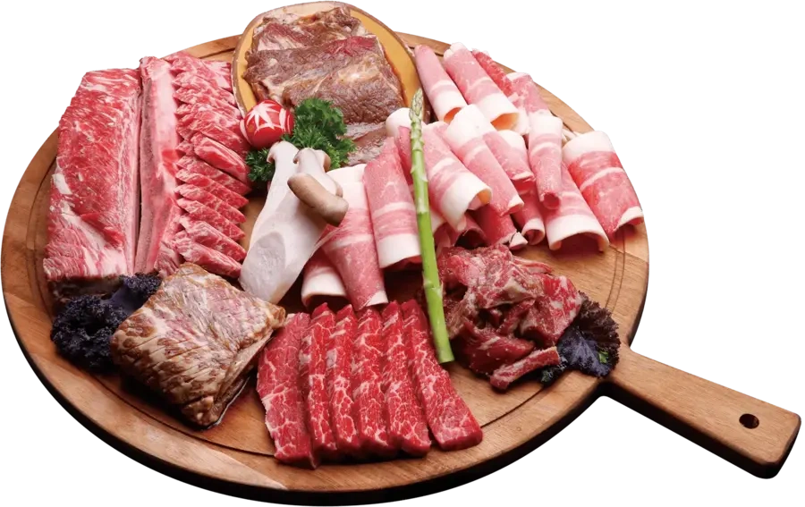 B. Prime Beef Cuts & Marinated Ribs