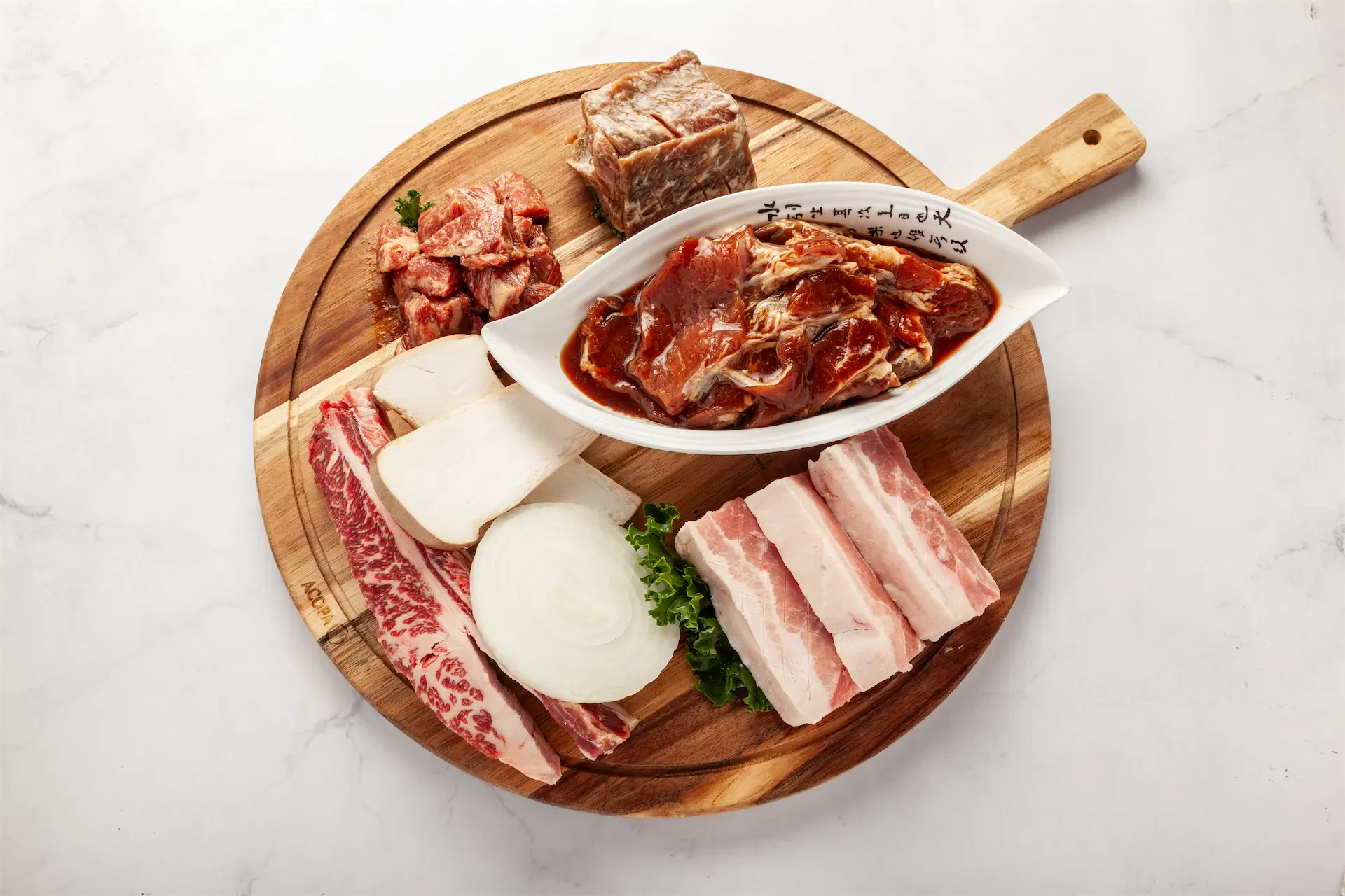 B. Premium Beef & Pork BBQ Set