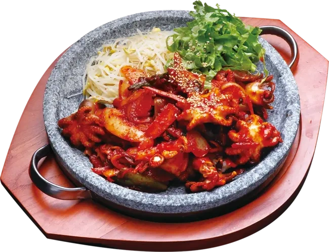 R2. Baby Octopus Hot Stone Bibim Bip