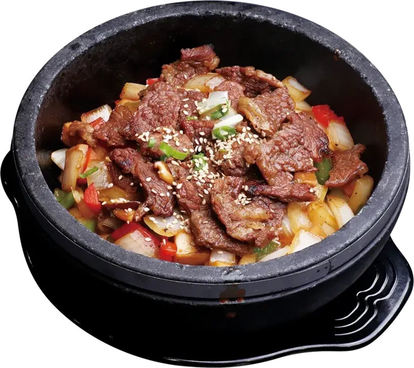 R3. Marinated Short Rib Hot Stone Bibim Bap