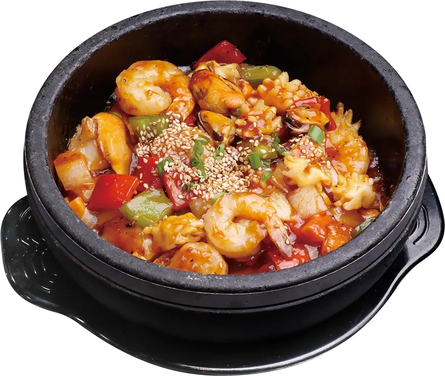 R5. Seafood Hot Stone Bibim Bap