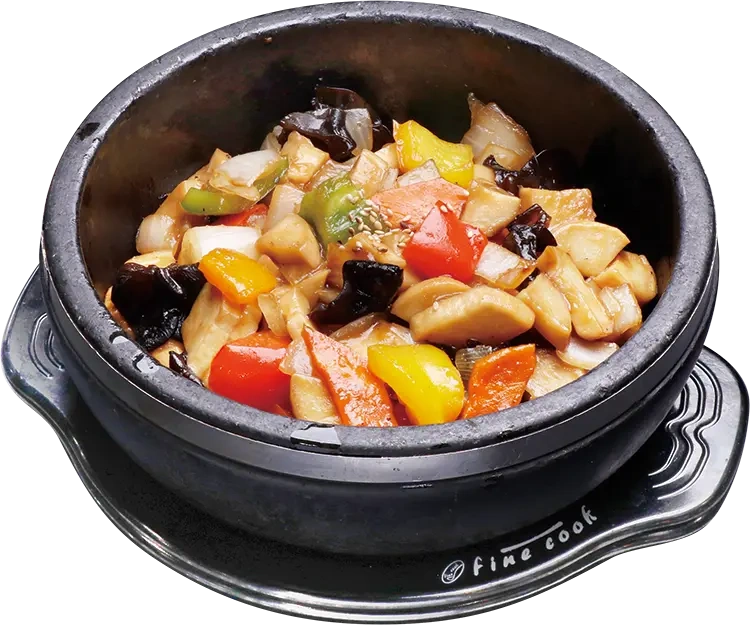 R6. Mushroom Hot Stone Bibim Bap