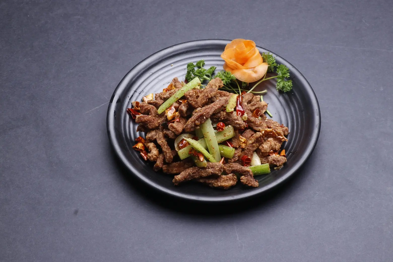 w4. Spicy Deep Fried Beef